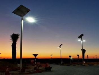 30W allt i två LifePo4 Solar Street Lights